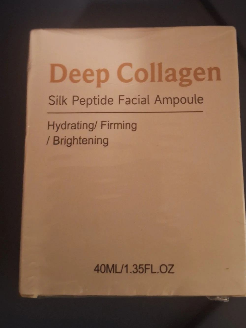 Deep Collagen Silk Peptide Facial Ampoule - Cream